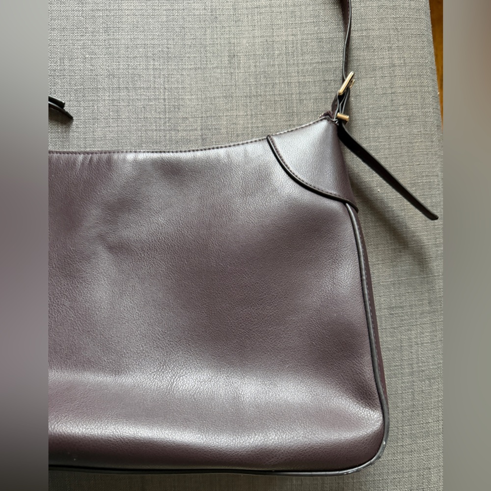 H&M Elegant Brown Leather Shoulder Bag